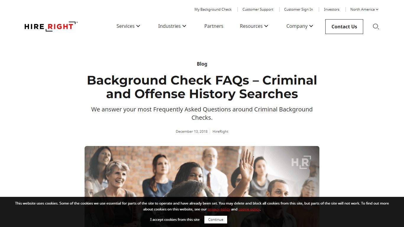 Background Check FAQs – Criminal and Offense History Searches